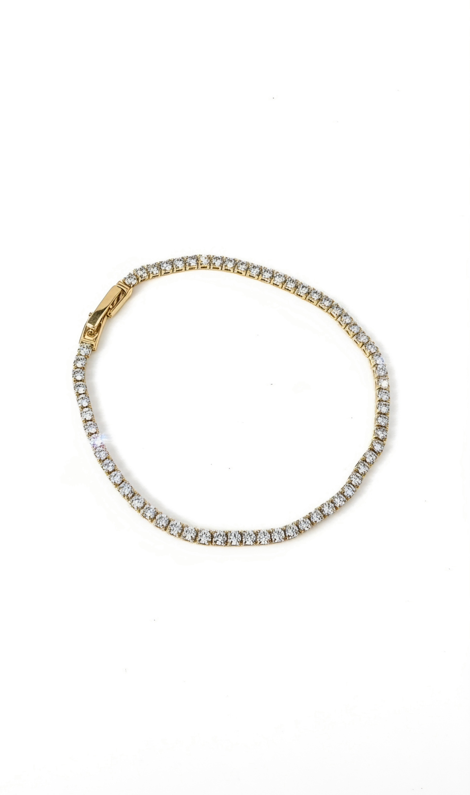Classic Gold Tennis Bracelet — view 2
